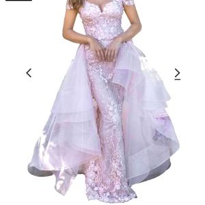 Tarik Ediz Dress Powder Pink Size 6